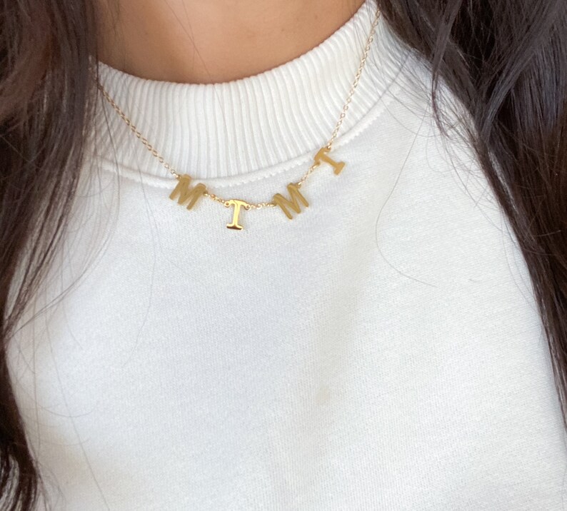Infinity Necklace With Disc Initial Charm 18ct Gold Plated - Name My Jewellery