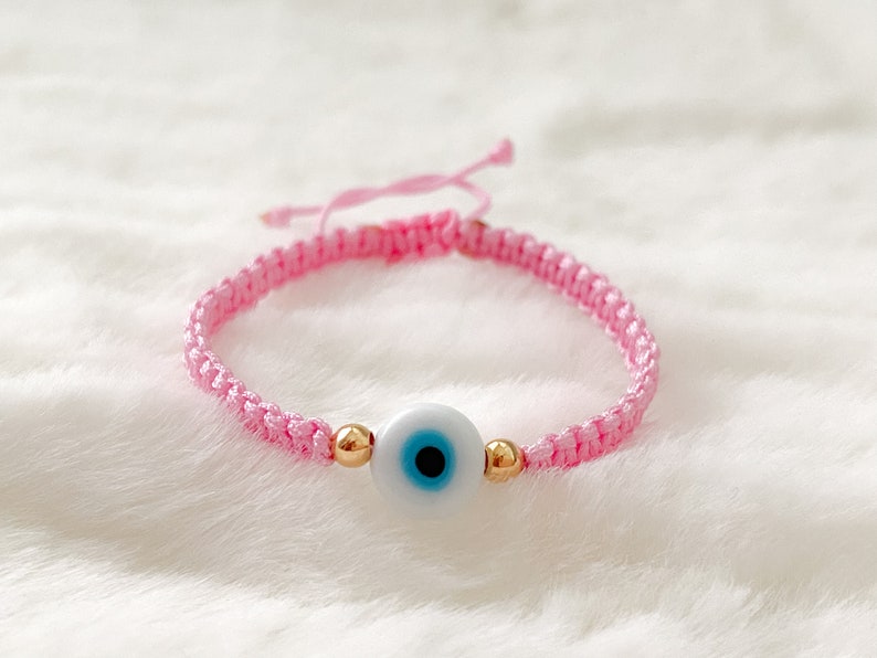 Evil Eye Baby Bracelet Evil Eye Charm Baby Shower Gift Evil Etsy