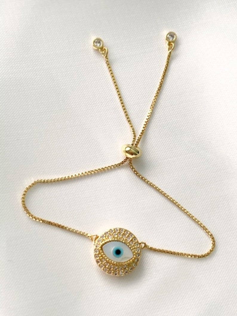 protection bracelet Evil eye charm Mother of pearl evil eye bracelet mal de ojo ojo turco greek jewelry third eye Turkish jewelry