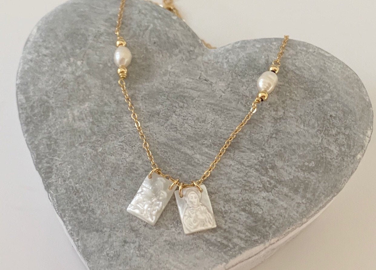 Mother of 2024 pearl scapular