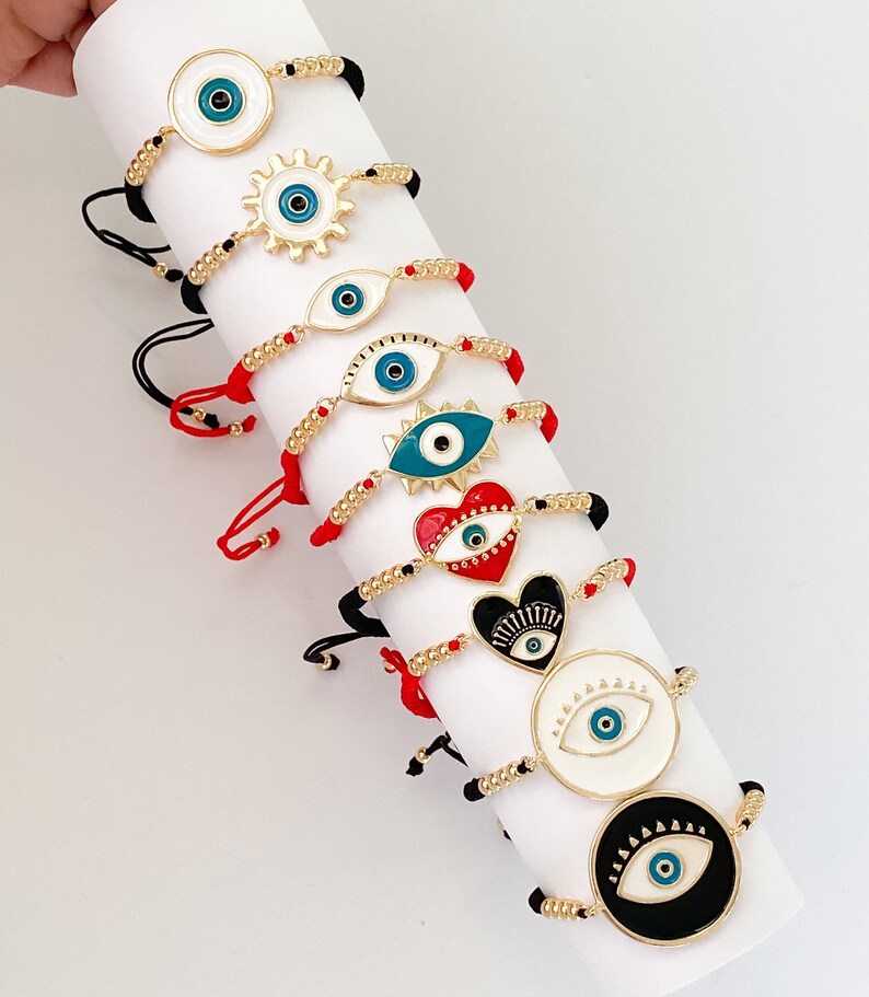 Evil eye bracelet evil eye charm protection bracelet evil Etsy