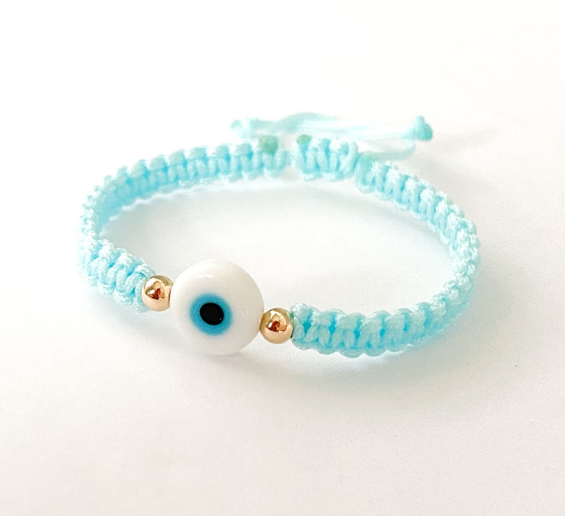 Evil Eye Baby Bracelet Evil Eye Charm Baby Shower Gift Evil Etsy