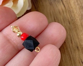 Genuine azabache charm, azabache pendant, baby protection charm, baby jewelry, newborn gift, jet stone, jet jewelry, mal de ojo jewelry