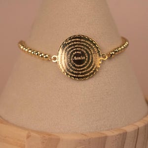 Our Father Prayer Bracelet – 18k Gold Filled Catholic Bracelet, Adjustable Christian Jewelry, Religious Gift for Women image 10