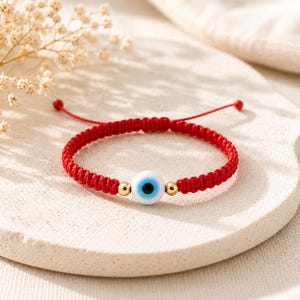Armband gegen den bösen Blick, Schutzarmband, Geschenk zur Geburt, Geschenk zur Babyparty, Babyschmuck, Babyarmband, Nazar-Armband Bild 14