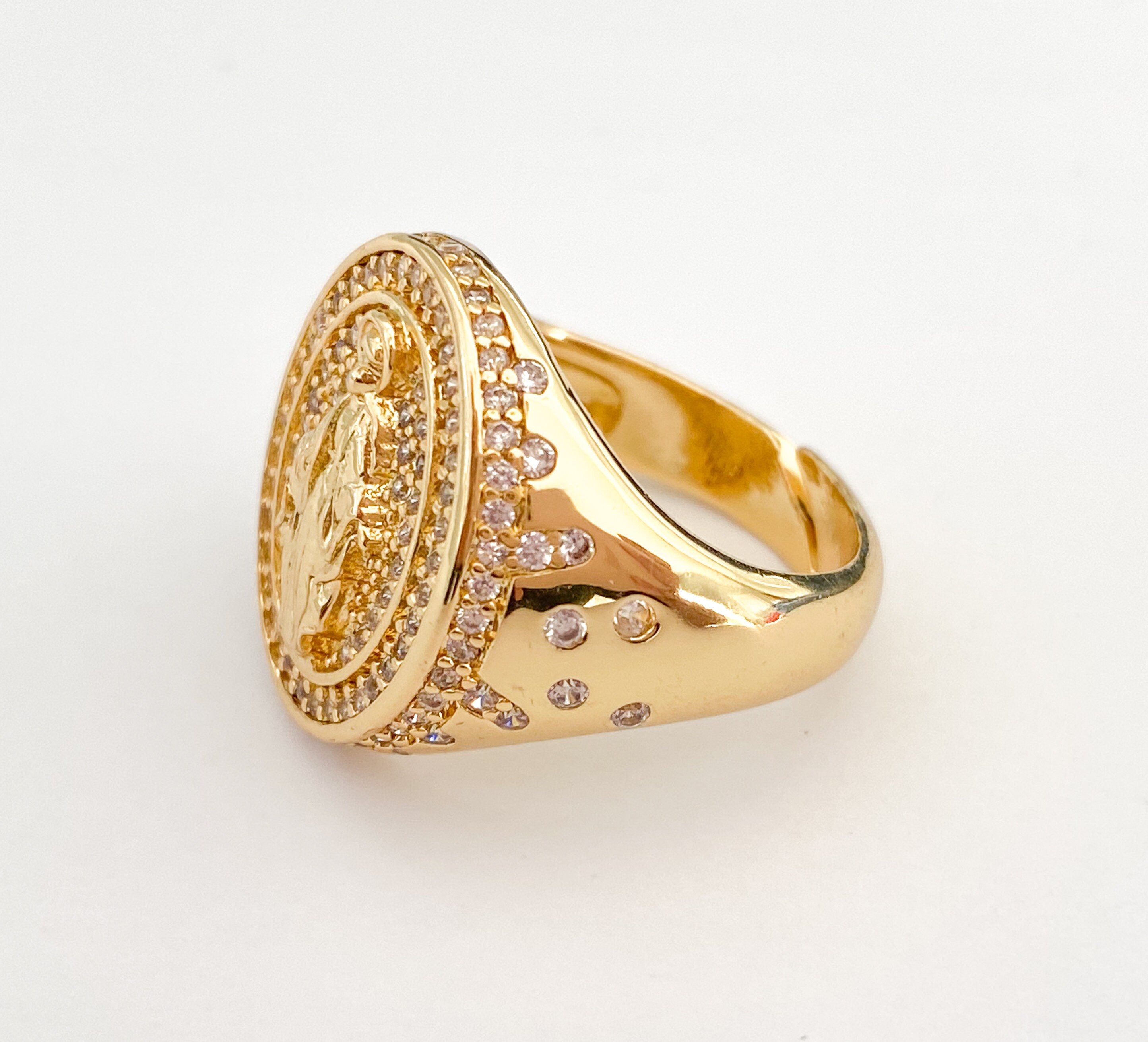 Virgin Mary Ring Miraculous Ring Catholic Jewelry Religious | Etsy