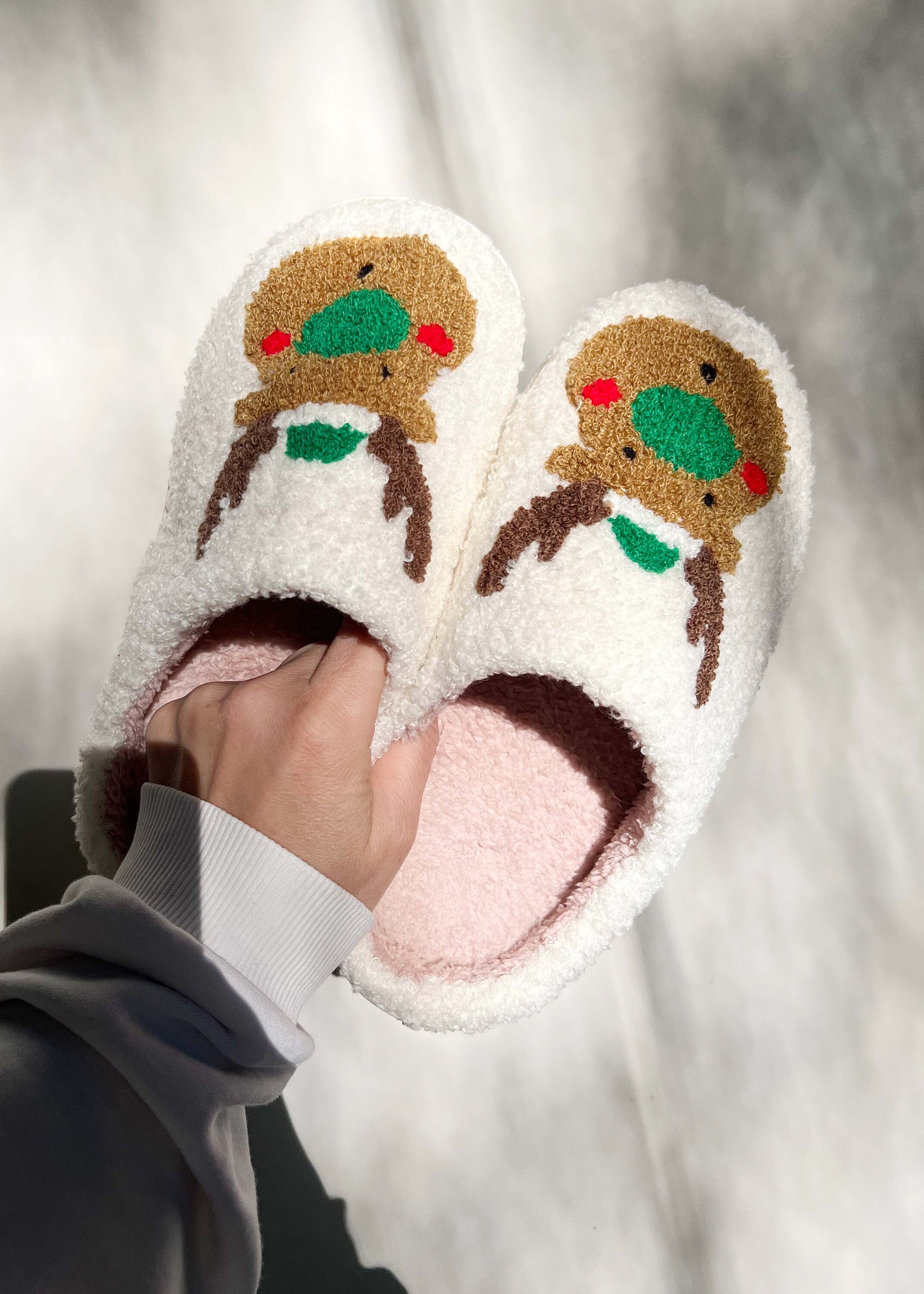 Reindeer Slippers, Christmas Gifts, Gift for Her, Cute Gifts, Cozy