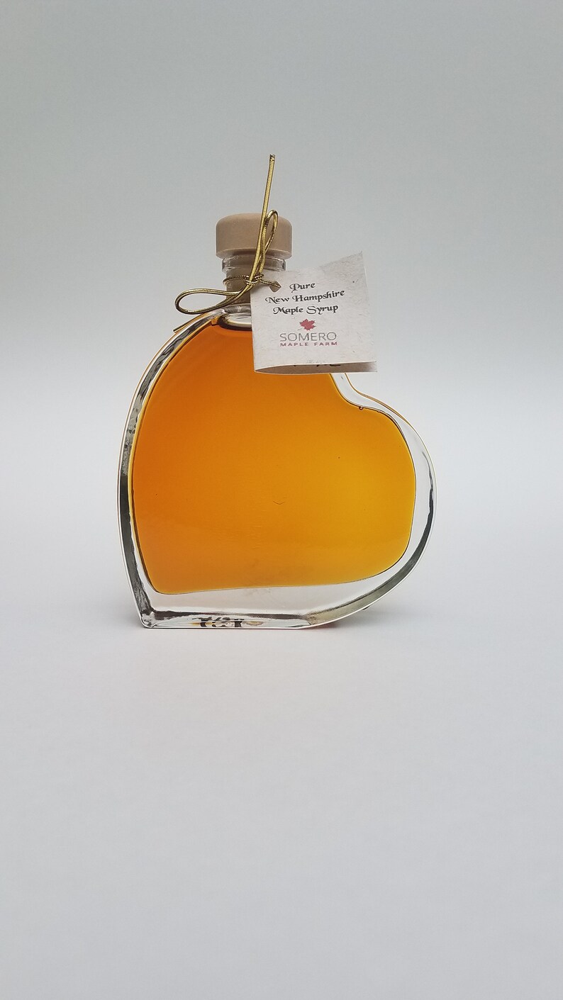 Heart Shape Pure Maple Syrup 3.38oz. Etsy