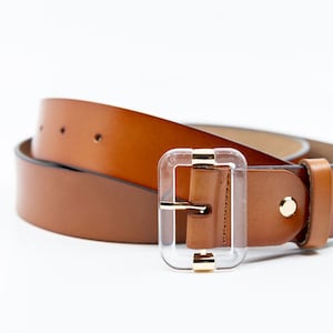 Brown Leather Belt