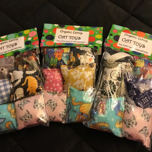 Organic Catnip Cat Toys Etsy