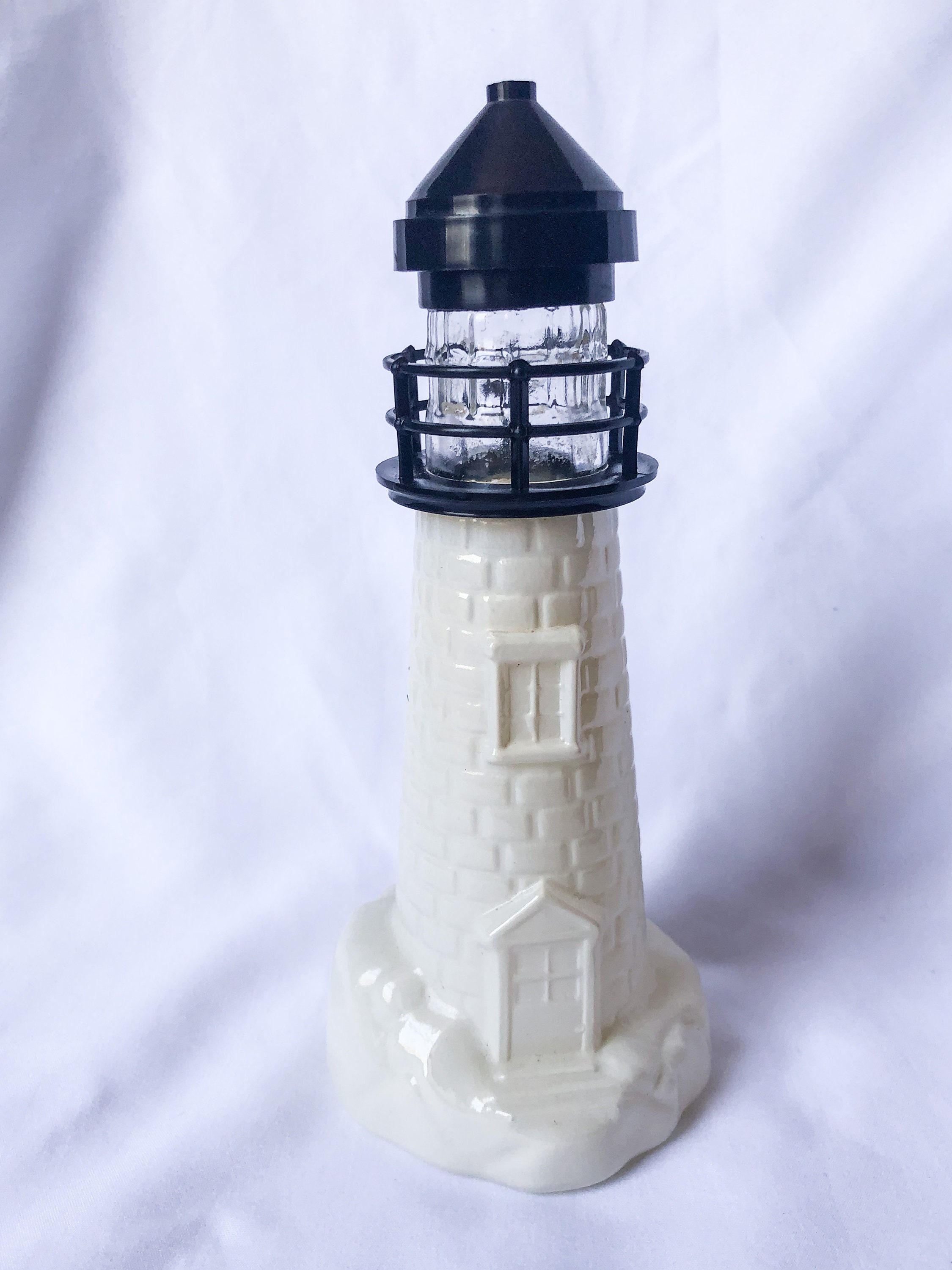 Vintage Avon White Lighthouse Figurine Avon Collectibles Etsy