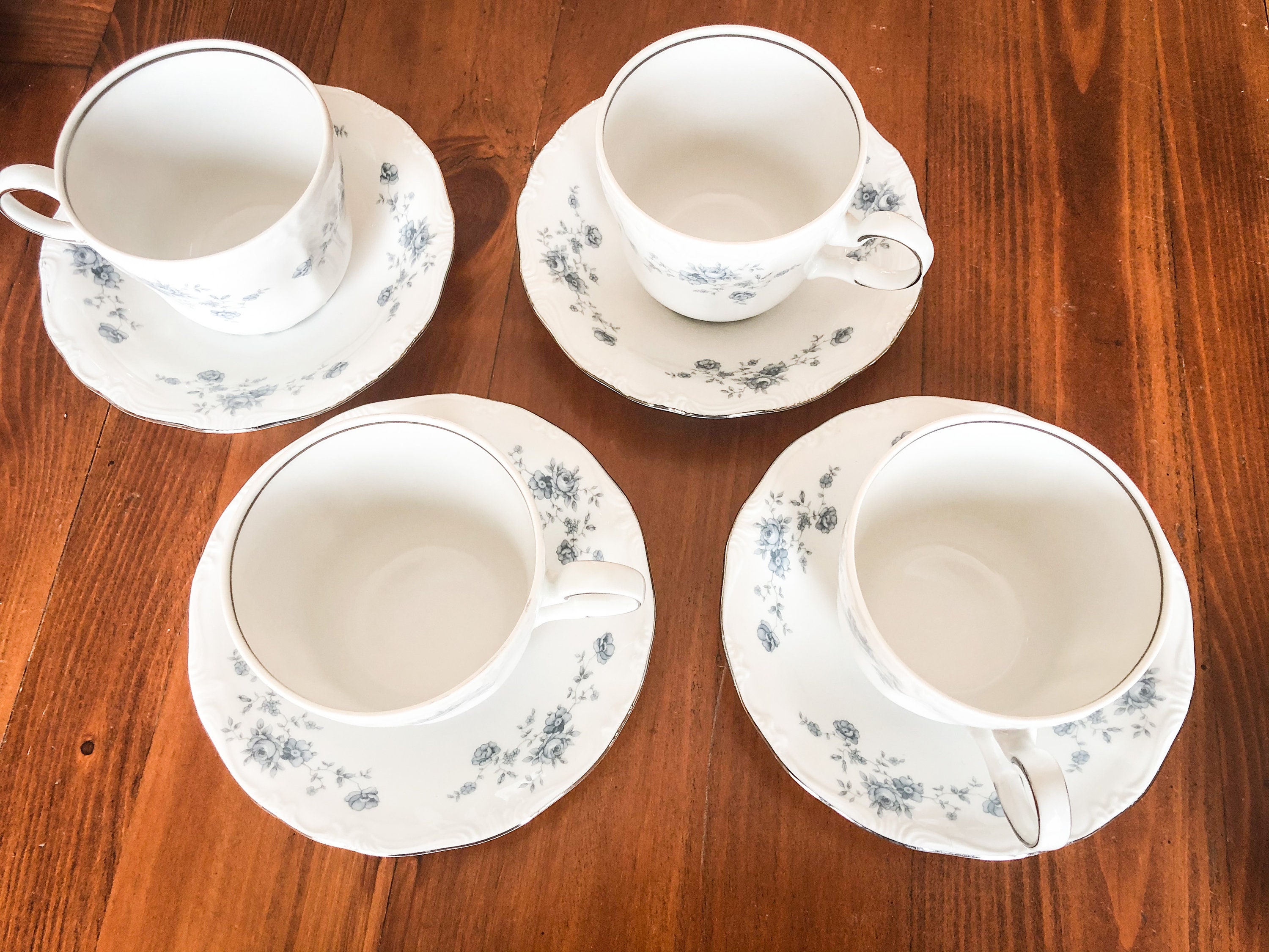 Johann Haviland Bavaria Germany Backstamp China Blue Garland Etsy