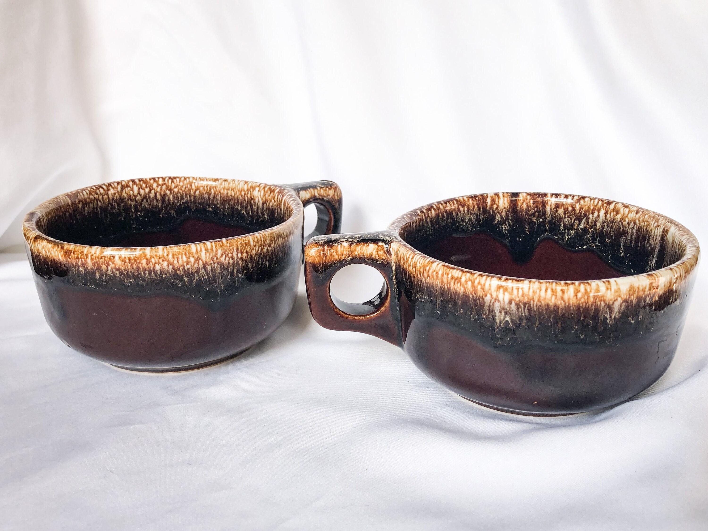 Brown Hull Dripware Soup MugLarge Coffee Mug