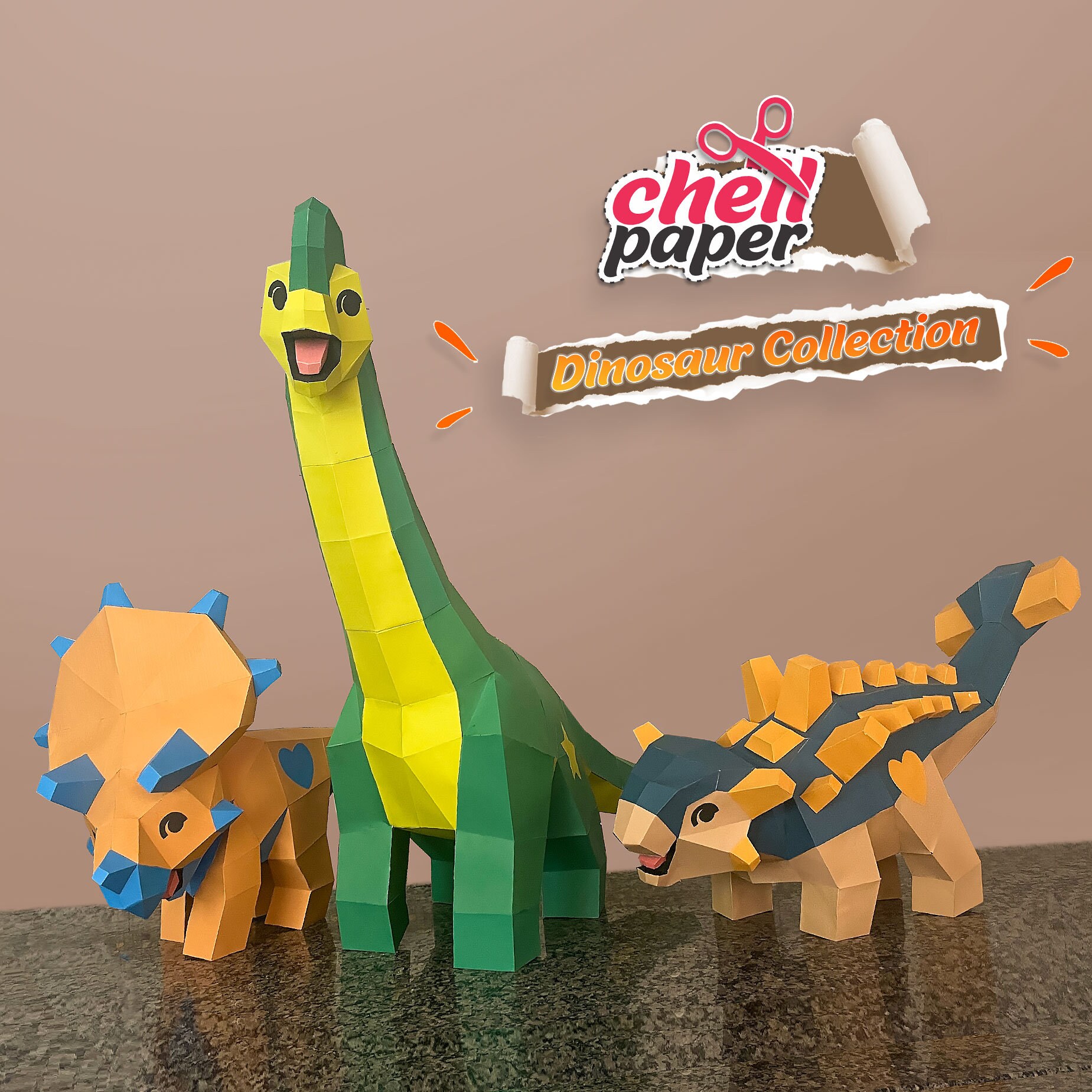 3D model Dinosaur Game Chrome Dino Game 3D Animated VR / AR / low-poly