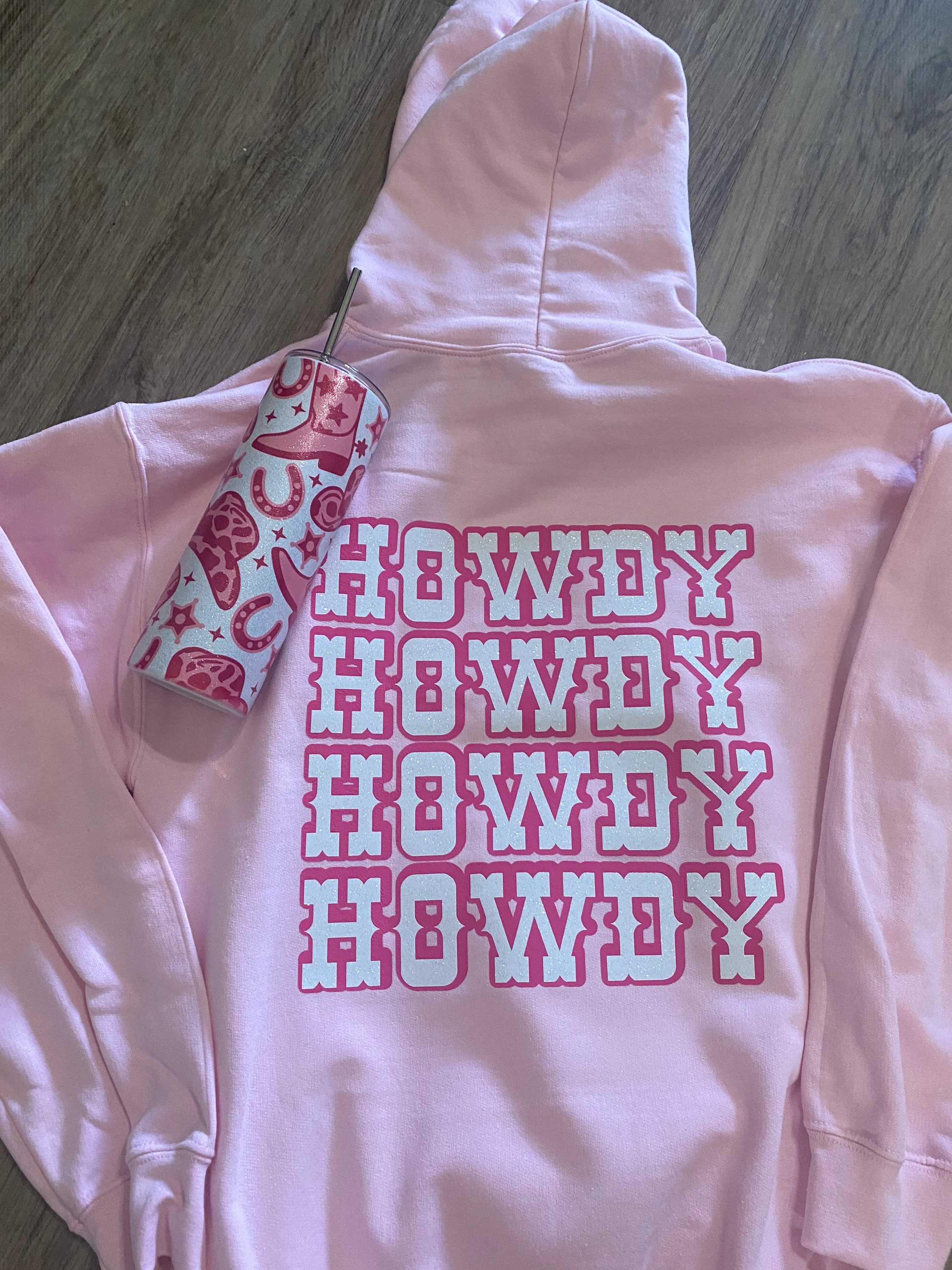 Pink Howdy Sweatshirt - Etsy