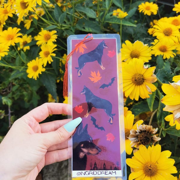 Handmade Beauceron Dog Bookmark | French Shepherd Gift