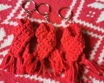 All Too Well geïnspireerde sjaal sleutelhanger: Swiftie-cadeau