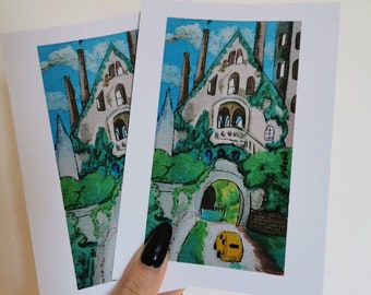 Ghibli-studio, lupine de 3e, kasteel van de cagliostro, studeerkamer, prent, kunstkamerinrichting