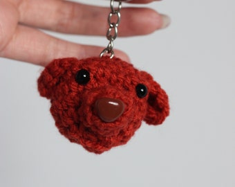 Red labrador keyring labrador keychain red lab purse charm gift for labrador owner lover