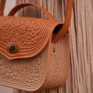 Bolso bandolera pequeño, bolso bandolera, bolso de piel auténtica, bolso de piel para mujer, bolso ucraniano, bolso burdeos, bolsos de diseño