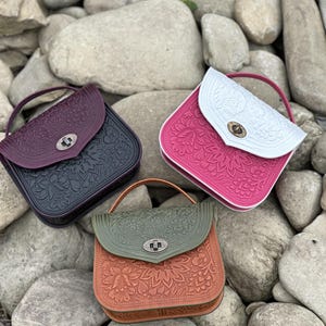 Bolso bandolera, bolso bandolera pequeño, bolso de piel auténtica, bolso ucraniano, bolsos de diseño, monedero de piel hecho a mano, minibolso de piel