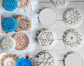 Set of 5 Rattan Design Templates | Basket Weaving Guide | Rattan Design Template | Woven Flower Basket
