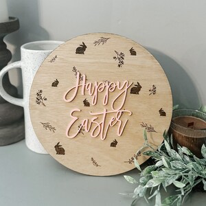 Happy Easter Laser SVG, Easter Laser SVG, Easter Bunny SVG, Laser Ready File, Spring Laser File, Easter Laser File, Spring Easter Svg File