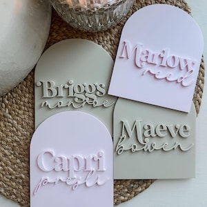 Baby Name Sign, 3D Name Sign, Newborn Baby Sign, Hospital Photo Prop, Baby Photo Prop, Baby Announcement Sign, Newborn Name Sign