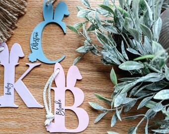 Carta de oreja de conejito SVG, Glowforge Pascua SVG, Archivo de Pascua Glowforge, Archivo listo para láser, Pascua SVG, Conejito Inicial Svg, Conejito Oreja Svg, Glowforge