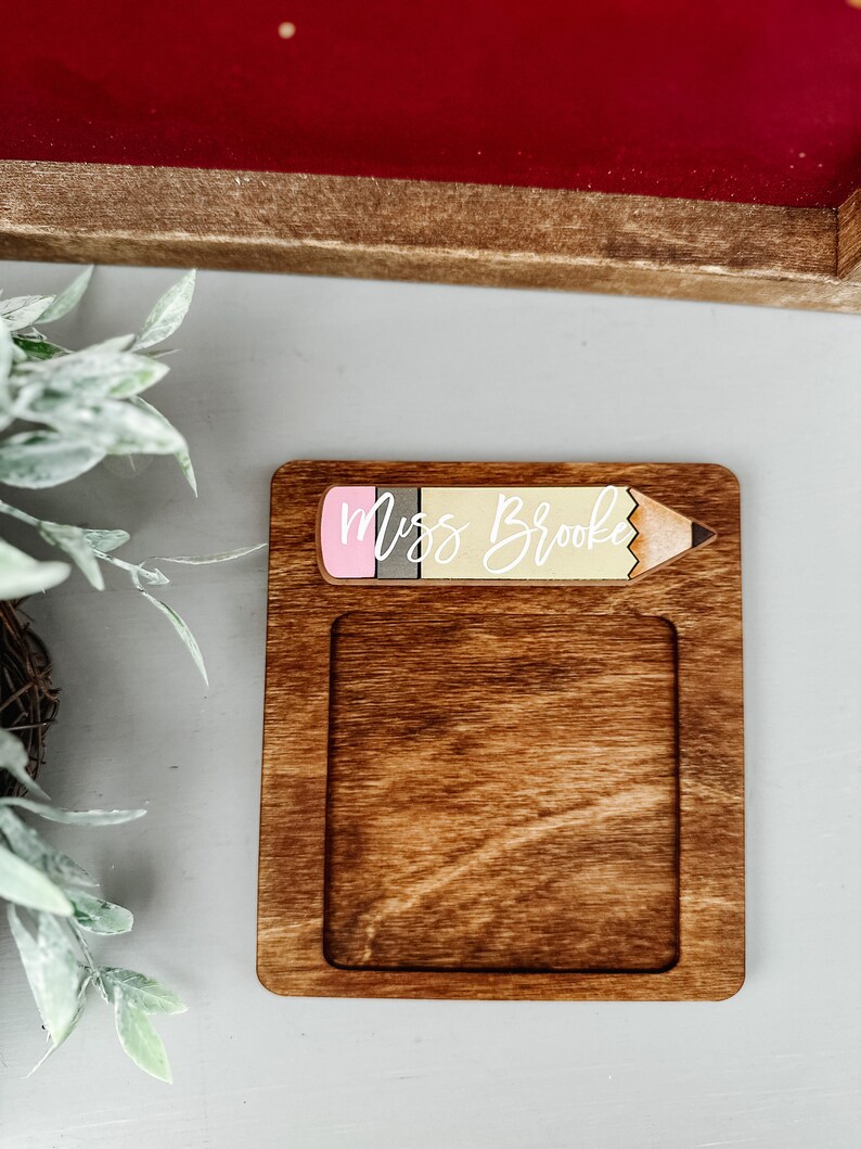 Pencil Sticky Note SVG Teacher Gift SVG Teacher Christmas Etsy Australia