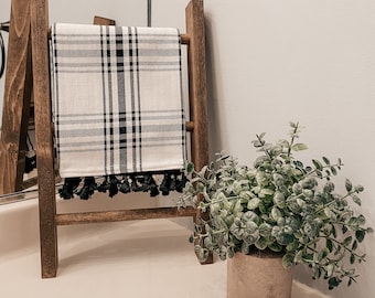 Tea Towel Ladder Kitchen Towel Ladder Display Bathroom Hand Towel Rack Mini Wooden Towel Rack Farmhouse Decor FREE SHIPPING Etsy
