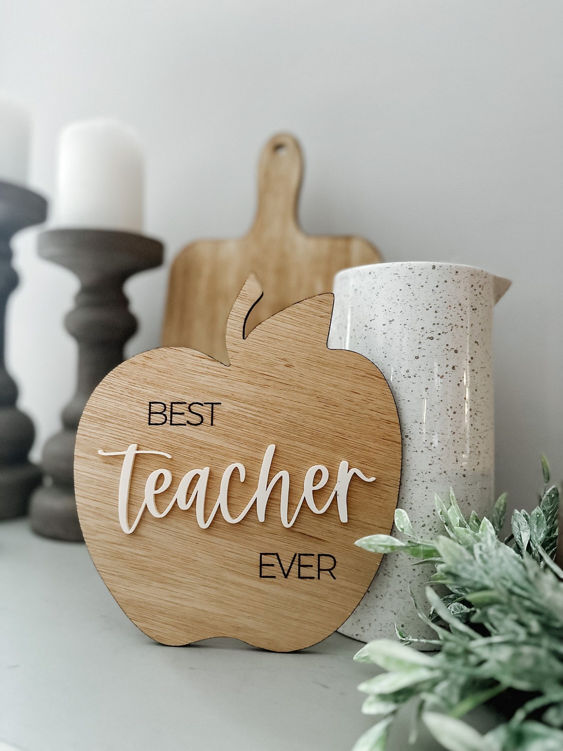 Best Teacher Ever SVG, Teacher Gift SVG, Teacher Thank You SVG, Best ...