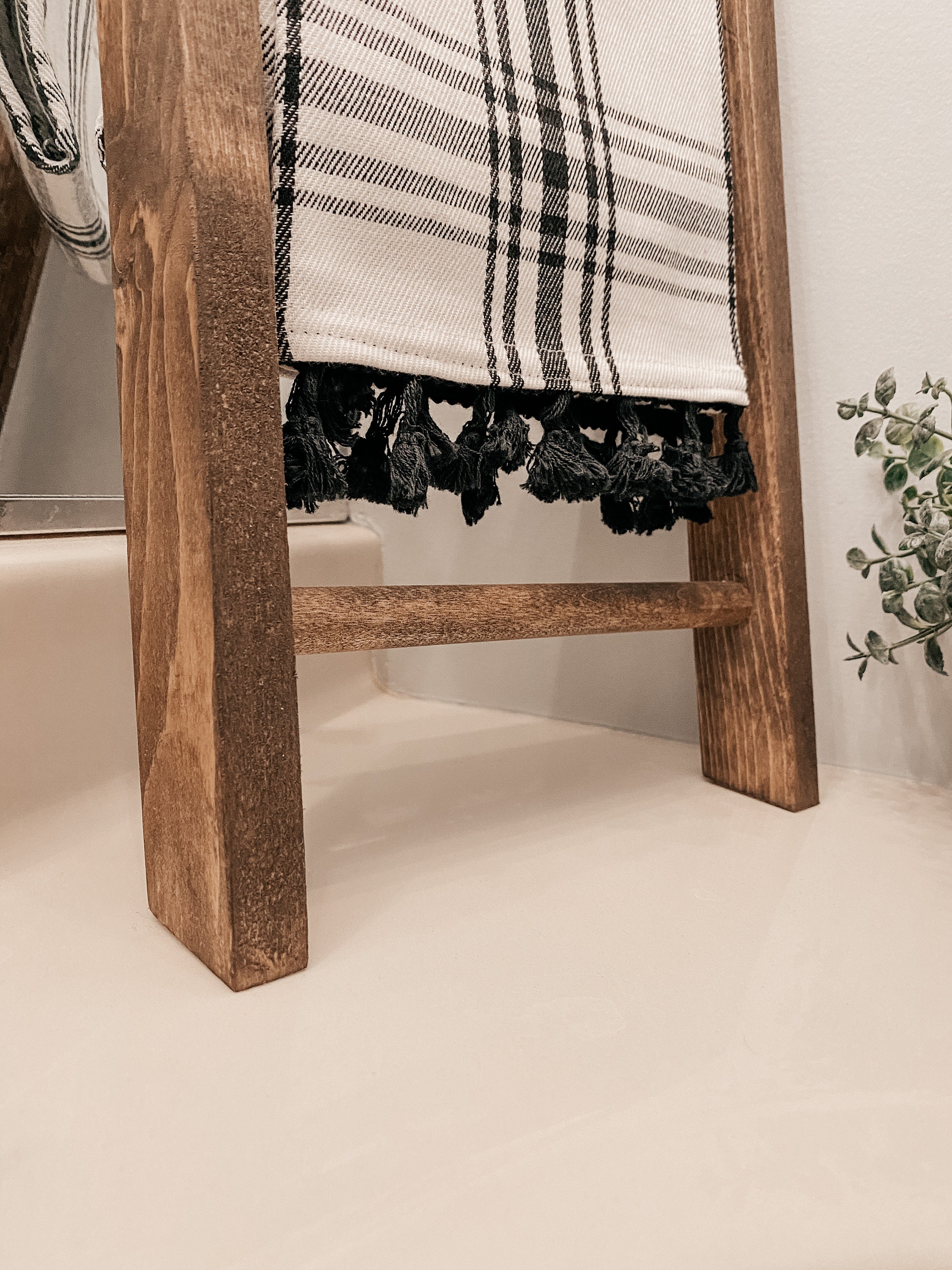 Kitchen Towel Ladder Bathroom Towel Ladder Farmhouse | Etsy