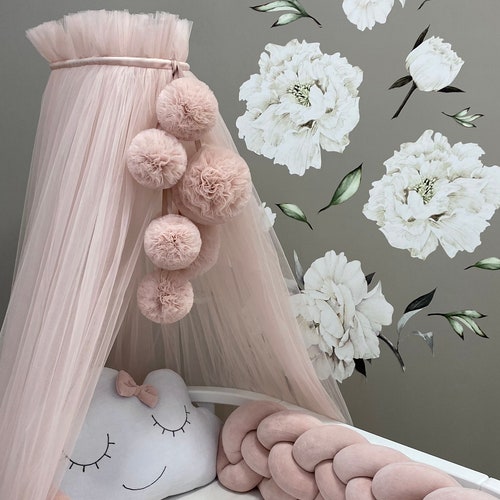 DAISY Handmade Bed Canopy Nursery Cot Canopy Girls Princess Etsy