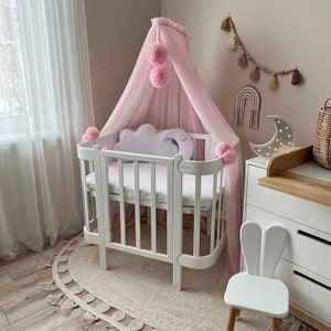 Baby cot drapes sale