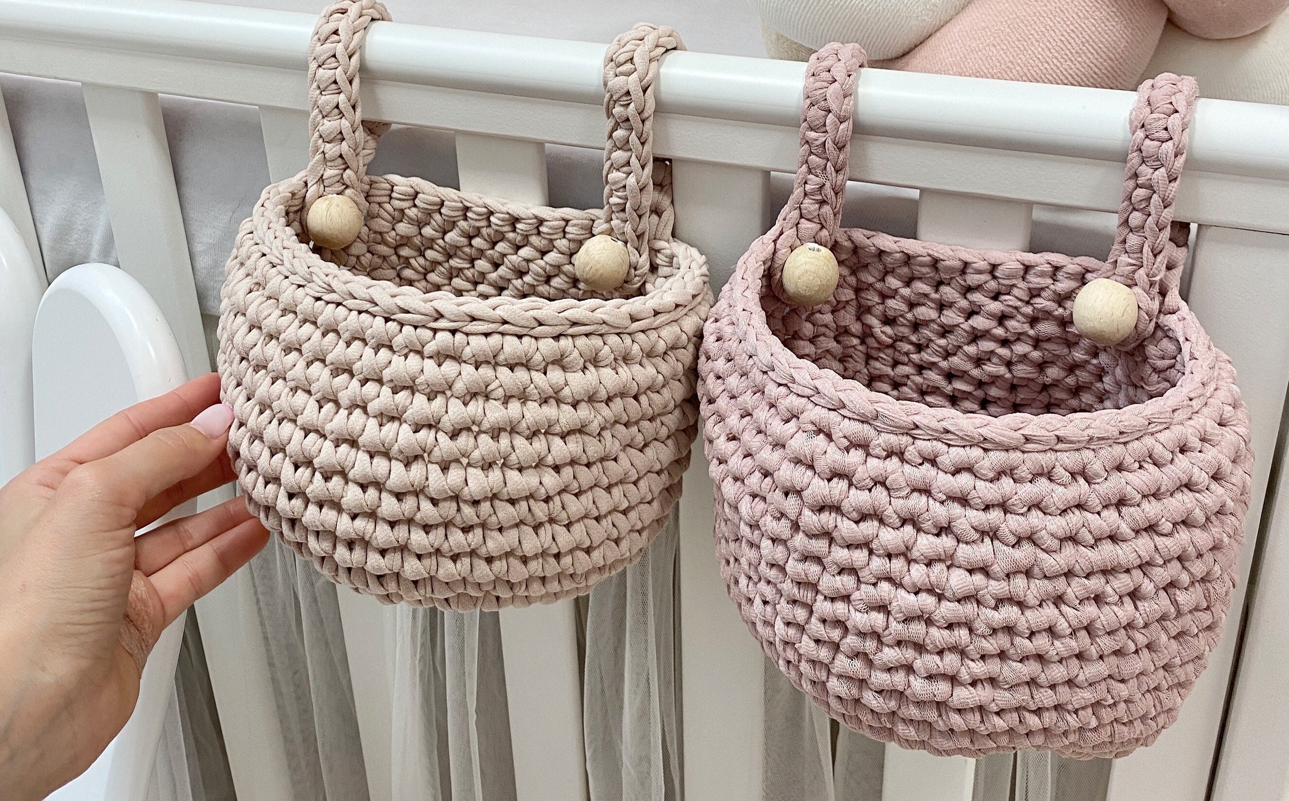 Organizer Basket for a Cot Newborn Organizer - Etsy UK