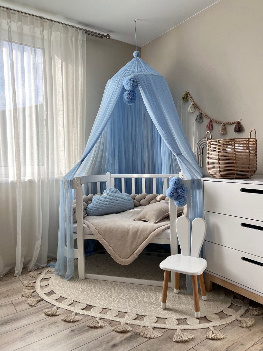 Crib Canopy Boho Macrame 118