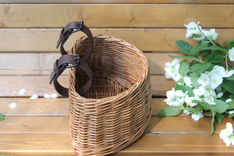 panier enfant en osier pour bicyclette