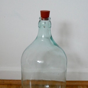 Durchsichtige Bauchige Flasche Bild 1