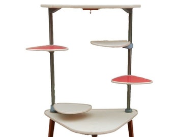 60er Jahre Vintage Blumenetagere