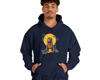 Sun Bear Unisex Heavy Blend™ Hooded Sweatshirt, Men's Bear Hoody, Men's Bear Sweatshirt, Women's Bear Hoody, Navy Mens Hoody, Sun Bear Gift