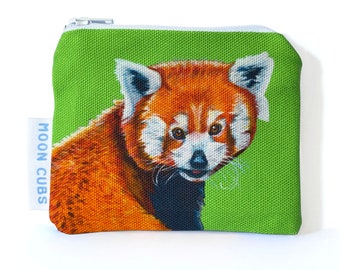 Red Panda Children’s Coin Purse, Animal Purse, Kids Wallet