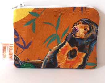 Kids Orange Sun Bear Animal Purse