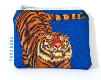 Tiger & Leopard Children’s Coin Purse, Animal Purse, Kids Wallet