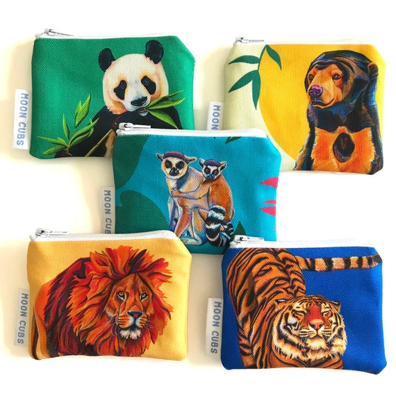 Portamonete per bambini Tiger & Leopard, borsa per animali, portafoglio per  bambini -  Italia