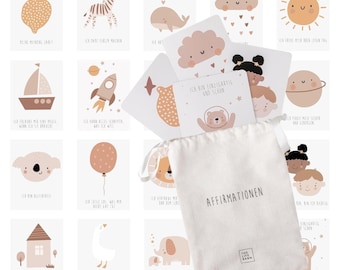 Tarjetas de afirmación para niños, tarjetas de ánimo con mensajes positivos, creencias positivas, regalo de cumpleaños, para niños de preescolar, escolares y para el primer día de clase.