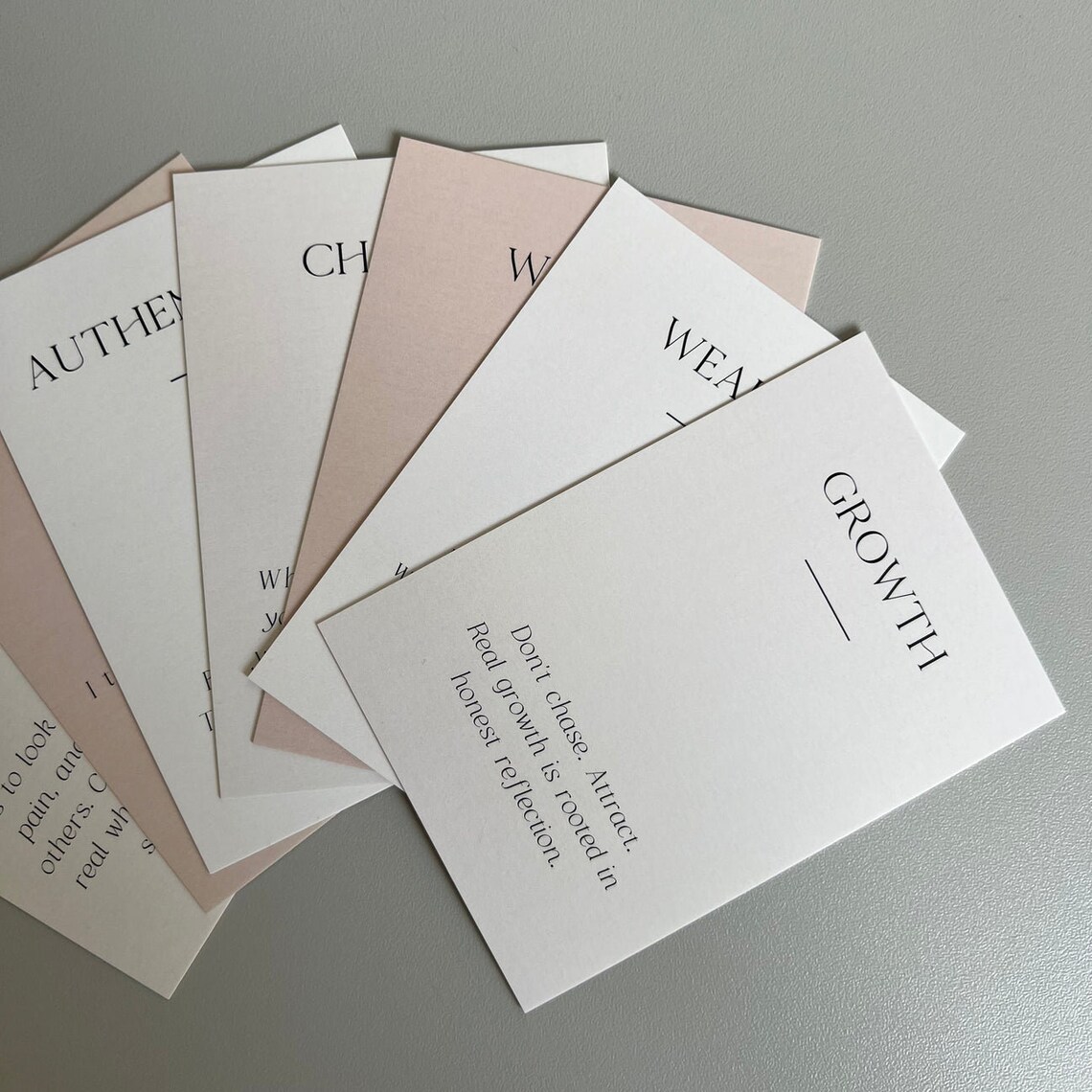 Affirmation Cards Intention Cards Oracle Tarot Deck Spiritual Etsy