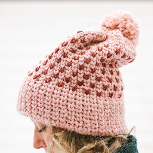 Crochet Pattern / Crochet Beanie / Crochet that looks like Knitting / Waistcoat Stitch / Everyday Beanie Pattern PDF