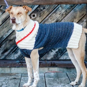 Crochet Pattern / Crochet Dog Sweater / Small Medium Large Dogs / Crocheted Doggie Coat / Ready to Roam Dog Sweater Pattern PDF image 3