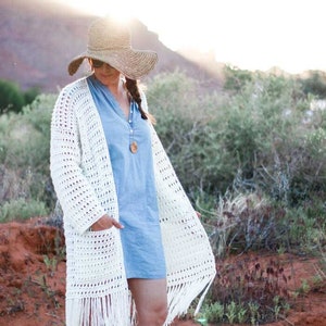 Fringe Cardigan - Etsy